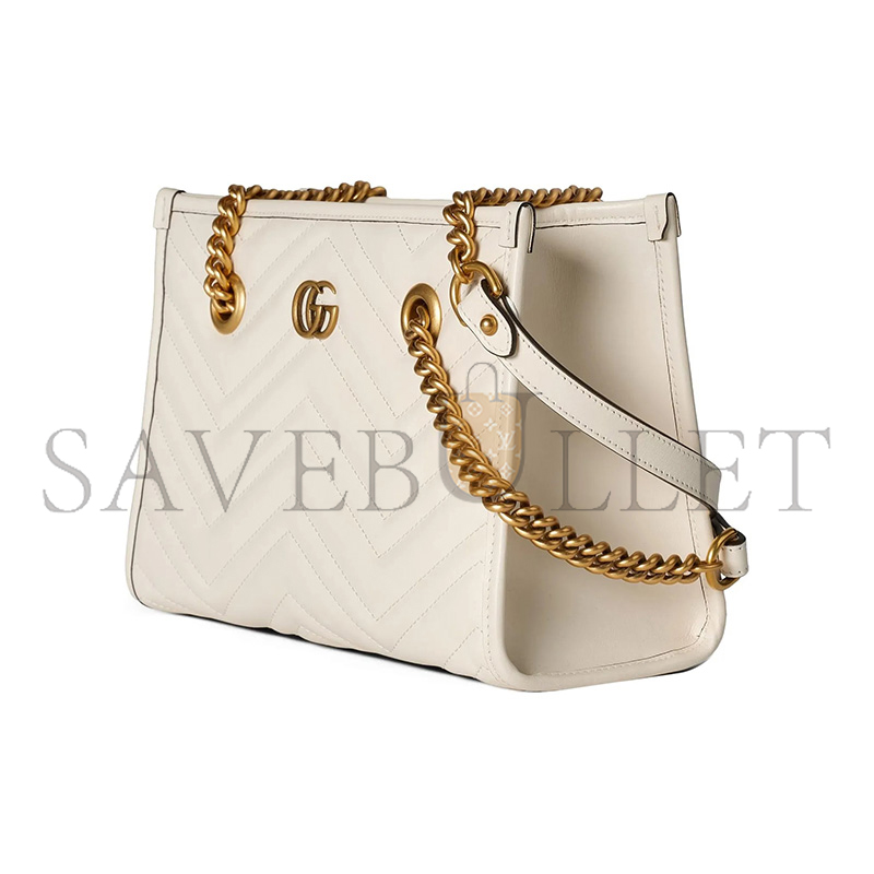 GUCCI GG MARMONT LEATHER TOTE BAG 779727 (26.5*18.5*12.5cm)
